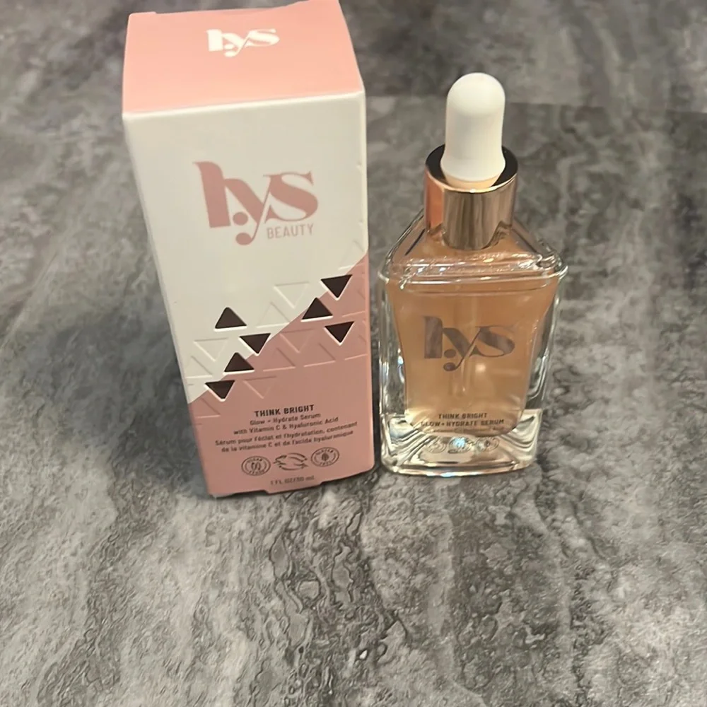 L.Y.S. Beauty Think Bright Glow+Hydrating Serum with Vitamin C & Hyaluronic Acid - Picture 1 of 3